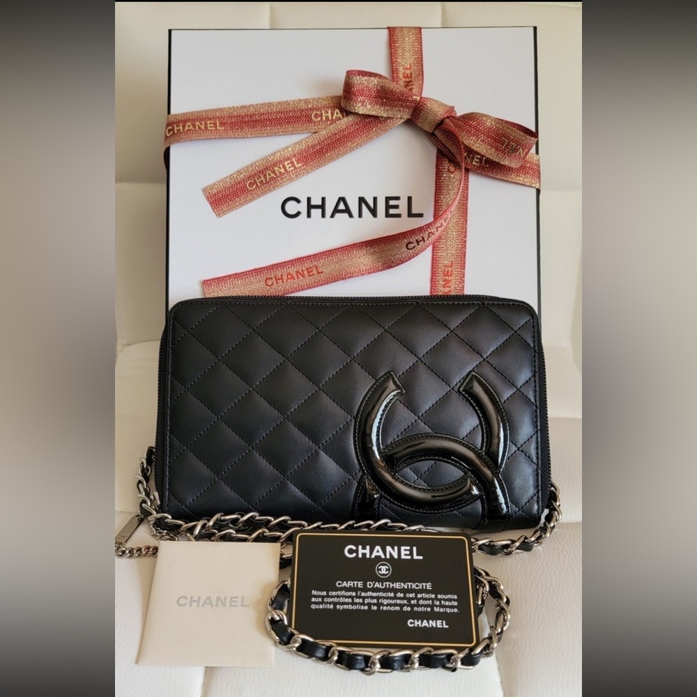 Chanel Black Calfskin wallet/handbag